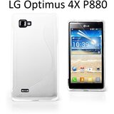  Gumijasti / gel etui S-Line za LG Optimus 4X HD P880 - beli Cene