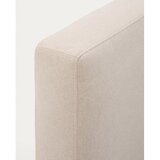 Kave Home Bež tapecirani bračni krevet bez podnice 180x200 cm Blok – | shoptok.hr