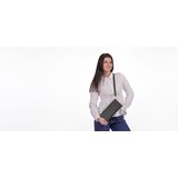 Vuch Clutch torbica Emeroo Intrecciato Olive, 13 x 28 cm Slike