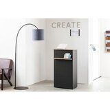 MID.YOU Stječi Pult Serie 660, Črna, Barva Hrasta | Shoptok.si