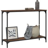  Konzolni stol boja hrasta 101x30,5x75 cm konstruirano drvo | shoptok.hr