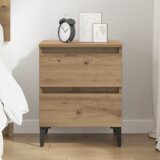  Noćni ormarić Artisan hrast 40x35x50 cm Konstruirano drvo | shoptok.hr