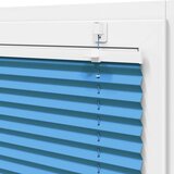 vidaXL Plisirana roleta plava 95x150 cm širina tkanine 94,4 cm | shoptok.hr