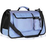  Torba za pse i mačke sa džepom Plavo-Bela 50x30x24 cm | ePonuda.com