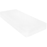  Dnevni ležaj s madracem 90 x 200 cm bijeli od masivne borovine | shoptok.hr