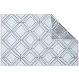 Novel RAVNO TKANA PREPROGA 120/180 cm tkano bela, siva | Shoptok.si