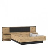  Krevet IZO 160x200 (hrast/crna) | shoptok.hr