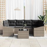  Set sofe s jastukom s jastukom 7 pcs Siva poliratan | Shoptok.si