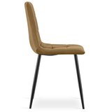 KARA stolica - smeđi baršun / crne noge x 4 | shoptok.hr