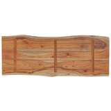 Stolna ploča 100x40x2 5 cm pravokutna bagremovo drvo živi rub | shoptok.hr