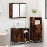  3-dijelni set kupaonskog namještaja boja hrasta drveni | shoptok.hr