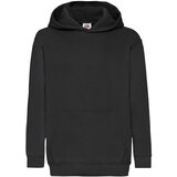 Fruit Of The Loom Black children's sweatshirt Classic kangaroo Cene