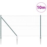 vidaXL Šestkotna Ograja Zelena 1,2x10 m Jeklo | Shoptok.si
