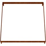  Povišena vrtna gredica 100 x 100 x 18,5 cm od čelika COR-TEN | shoptok.hr