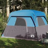 The Living Store Šotor za kampiranje za 4 osebe moder vodoodporen - Šotor Za Kampiranje, (21837539) | Shoptok.si