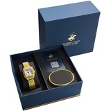 Beverly Hills Polo Club Ženski set ručni sat i narukvica BP3755C.130, Zlatne boje Cene