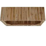  Klubska mizica iz prave tikovine 90x50x35 cm | Shoptok.si