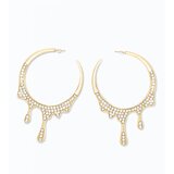 Fenzy Elegantne Naušnice Sa Kamenčićima Zlatne Boje. | shoptok.hr