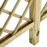 vidaXL Vrtna rešetkasta ograda s pergolom 300x50x200 cm od borovine | shoptok.hr