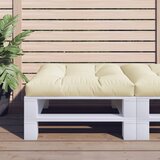vidaXL Jastuk za palete krem 80 x 80 x 12 cm od tkanine cijene