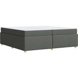  Okvir kreveta s madracem Ostalo Tamno siva 200 x 200 cm tkanina | shoptok.hr
