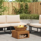 vidaXL Vatra 50 x 50 x 40 cm Corten čelik | shoptok.hr