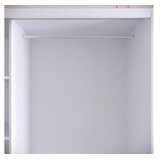 Hanah home ormar Martin 190 White Black Gold Cene