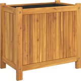 Maison Chic Vrtno cvetlično korito - Cvetlični Lonec s podlogo 54x31x50 cm trden akacijev les, (21789245) Cene