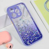 Torbica frame glitter za iphone 15 pro 6.1 ljubicasta
