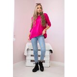 Kesi Sweater with fuchsia-colored front pockets | Shoptok.si