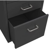 vidaXL Premična omara za dokumente antracitna 28x41x69 cm kovinska | Shoptok.si