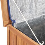  Kutija za pohranu 60 x 50 x 58 cm od masivne tikovine | shoptok.hr