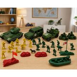 Military Set Soldiers Vehicles Base Tower Figures 46 pcs. | Shoptok.si
