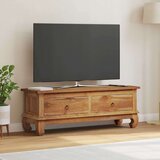 TV stalak s ladicama Smeđa 110 x 35 x 40 cm Čvrsto teak drvo | shoptok.hr