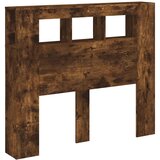  LED uzglavlje boja dimljenog hrasta 120x18,5x103,5 cm | shoptok.hr