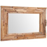  Ukrasno Ogledalo od Tikovine 90x60 cm Pravokutno | Shoptok.si