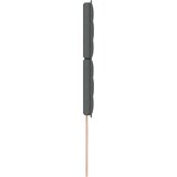  Uzglavlje Tamno siva 80 cm tkanina | shoptok.hr
