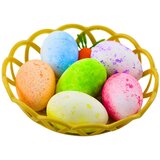  Easter Decorations In Basket Eggs Carrot Colorful 7pcs | Shoptok.si