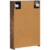 Kupaonski ormar s ogledalom Dimljeni hrast 40 x 10,5 x 60,5 cm | shoptok.hr