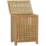  Košara za rublje 50 x 35 x 60 cm od masivne tikovine | Shoptok.si
