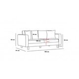 Atelier Del Sofa sofa dvosed berlin cream gold | ePonuda.com