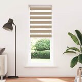 Zebra zavjesa Pješčano smeđa 75x200 cm Širina tkanine 70,9 cm Poliester | Shoptok.si