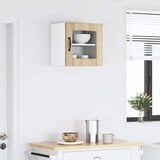  Zidni stakleni ormarić Sonoma hrast 40 x 31 x 40 cm | shoptok.hr