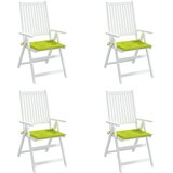  Jastuci za vrtne stolice 4 kom zeleni 50 x 50 x 4 cm od tkanine | Shoptok.si