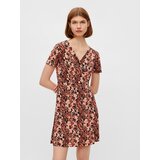 Pieces Emanuelle Obleka Oranžna | Shoptok.si