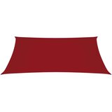 vidaXL Jedro protiv sunca od tkanine Oxford pravokutno 5 x 6 m crveno | shoptok.hr