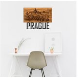 WALLXPERT Zidna dekoracija Prag, 58 x 42 cm, Crna | Eponuda.ba