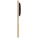  Tapecirani uzglavlje Smeđa 80 cm Čvrsto borovo drvo | shoptok.hr