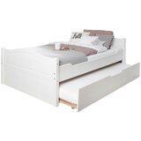 MID.YOU Raztegljiva Postelja Leni, Bor, Bela, Masivno | Shoptok.si