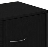 Komoda crni hrast 88x30x64 cm Inženirsko drvo | shoptok.hr
